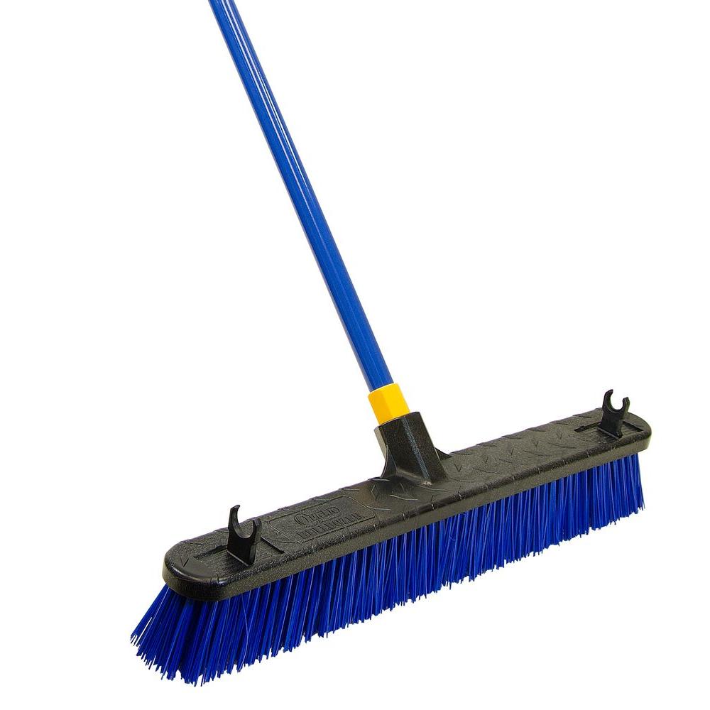 Quickie Bulldozer 24 in. Super Stiff Poly Push Broom5991 The Home Depot
