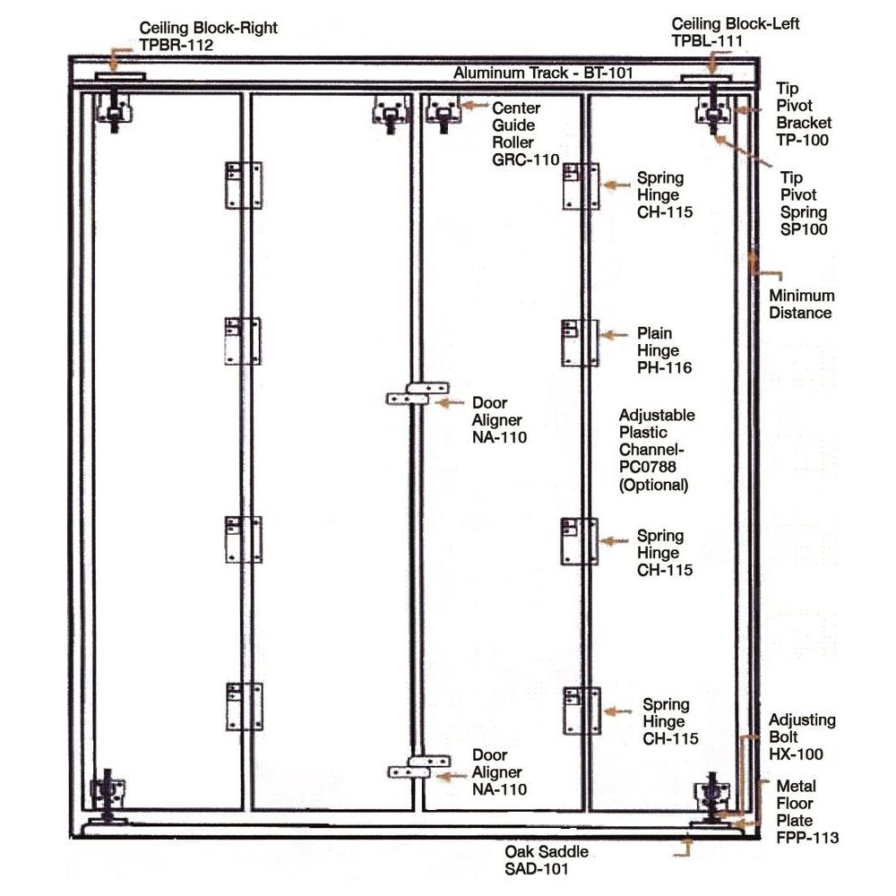Impact Plus 96 In X 80 In Beveled Edge Mirror Solid Core Mdf