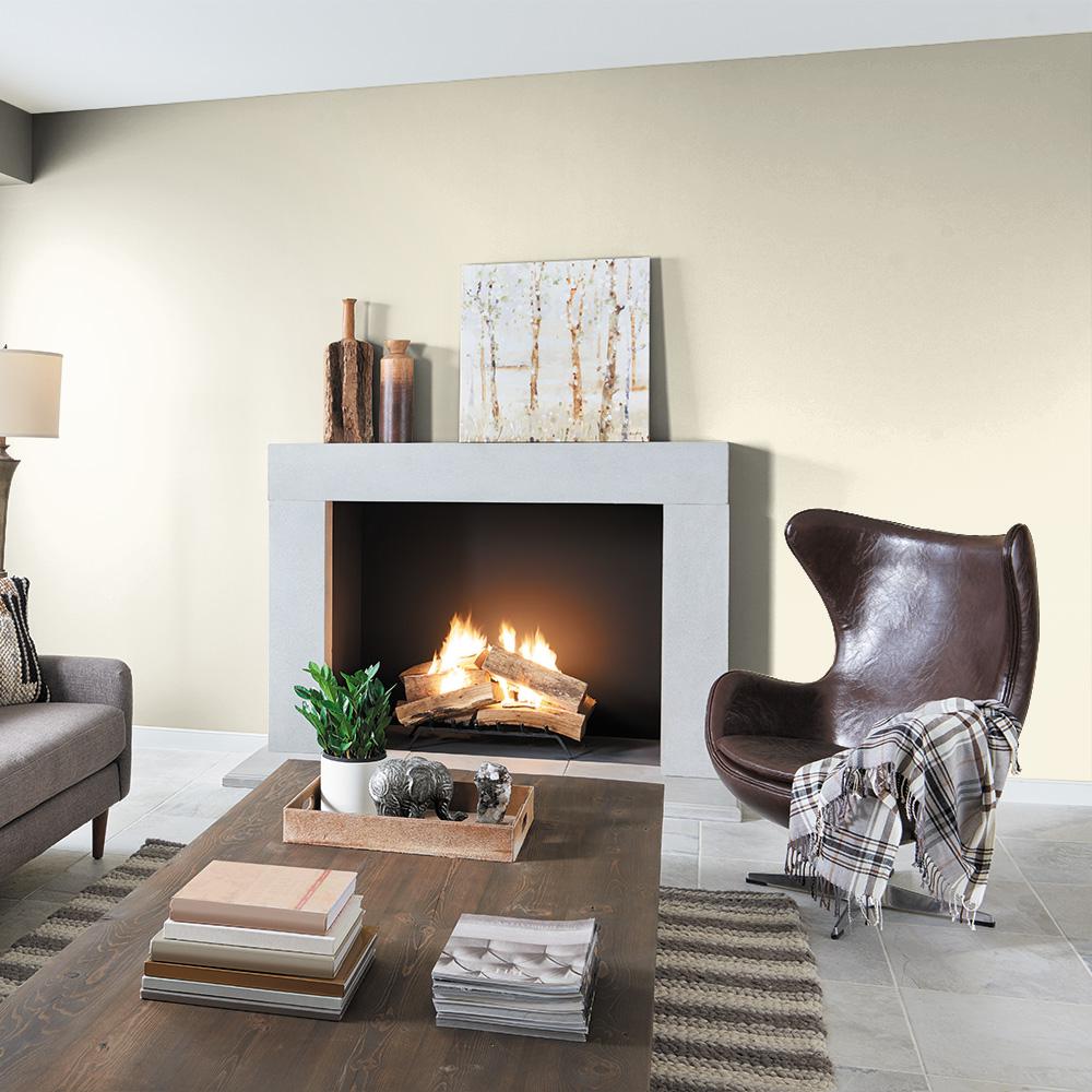 Behr Ultra 5 Gal Ppu7 14 Apple Core Matte Interior Paint And Primer In One 175005 The Home Depot