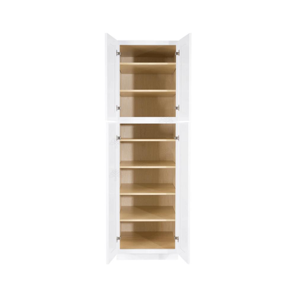 Lifeart Cabinetry Shaker Assembled 30x90x27 In Tall Pantry