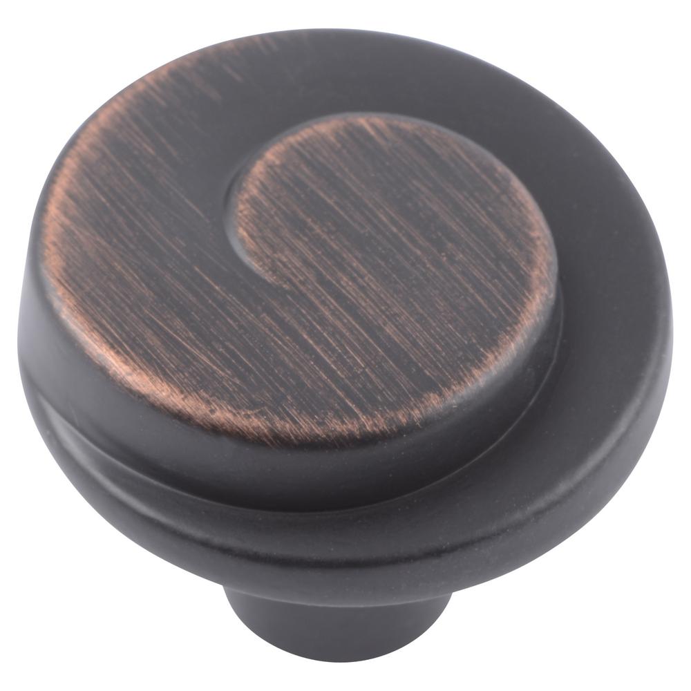 Stone Mill Hardware Hawthorne 1 1 8 In Oil Rubbed Bronze Round