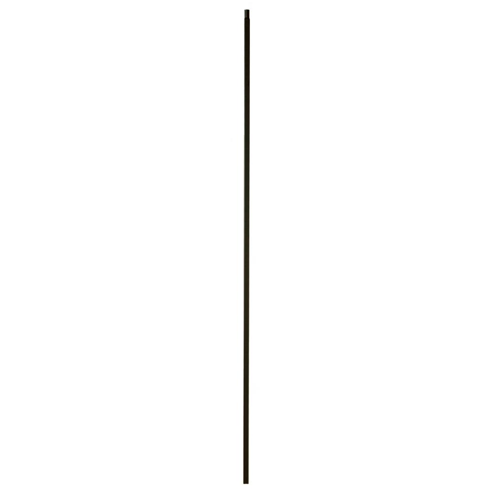 coffman stair building guide Wm coffman 44 in. X 1/2 in. Satin black plain hollow iron baluster.
