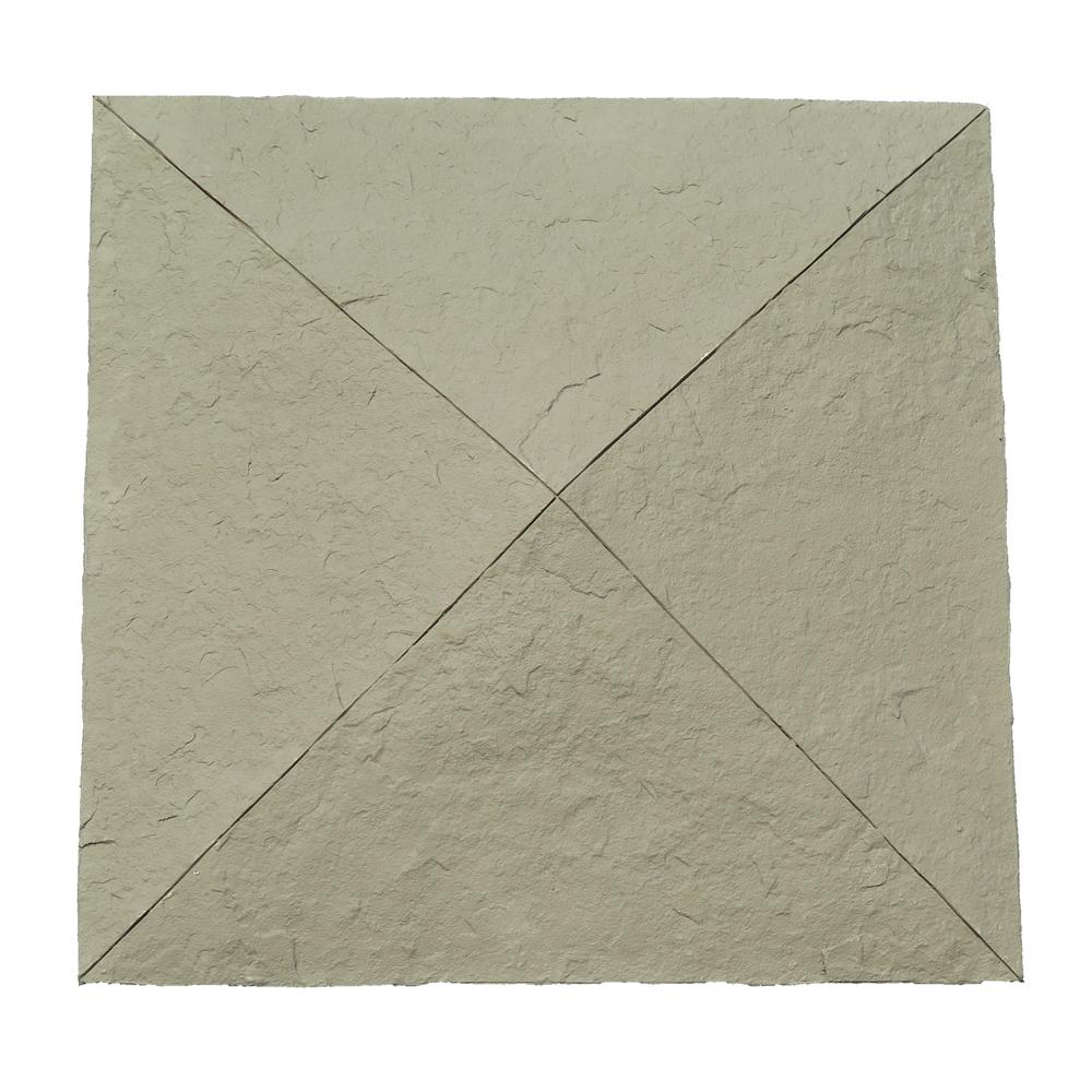 Nextstone Sandstone 18 In X 18 In Gray Faux Polyurethane Stone