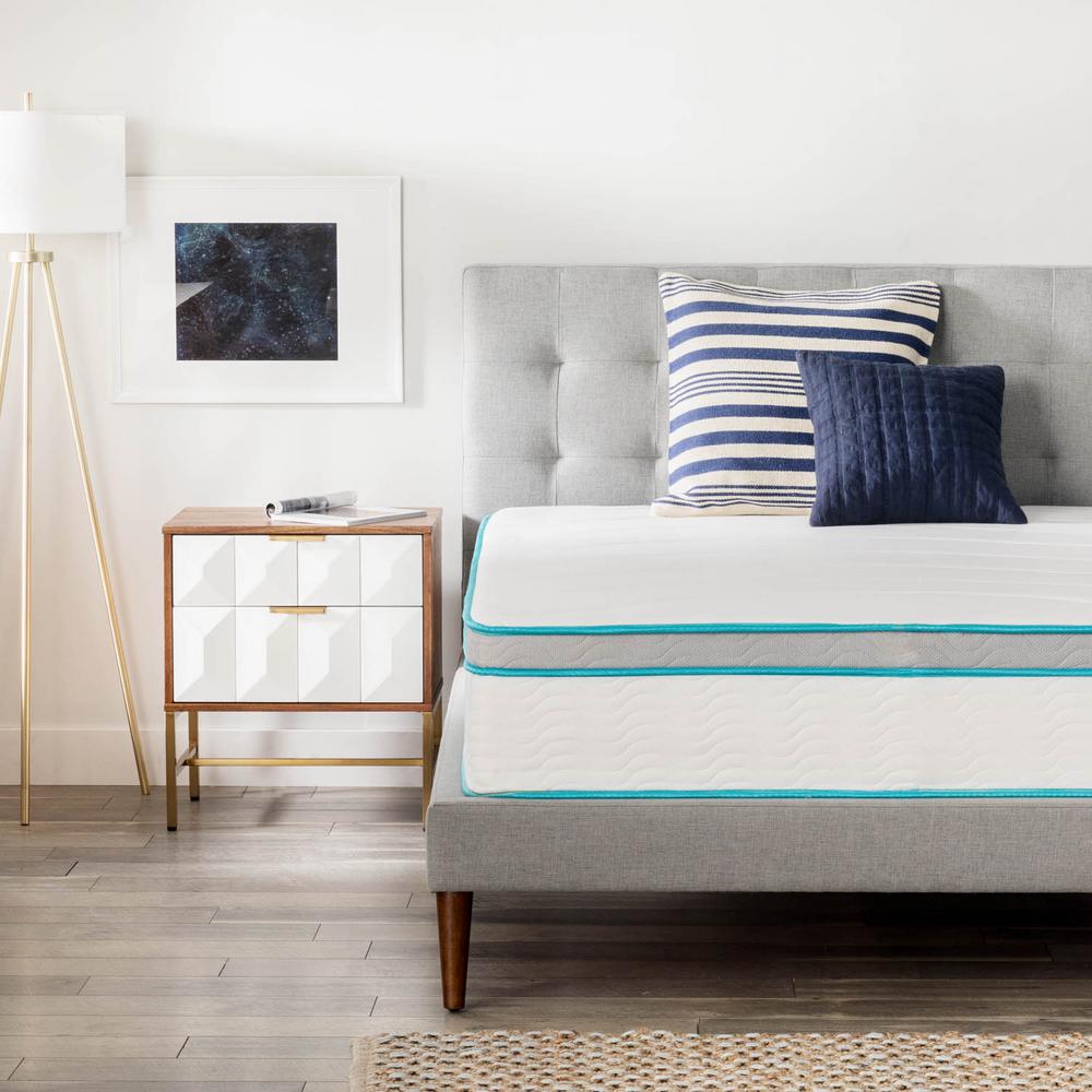 Linenspa 12 In Twin Xl Gel Memory Foam Hybrid Mattress Lsbb12tx48gh Twin Xl Gel Memory Foam Hybrid Mattress Lsbb12tx48gh The Home Depot