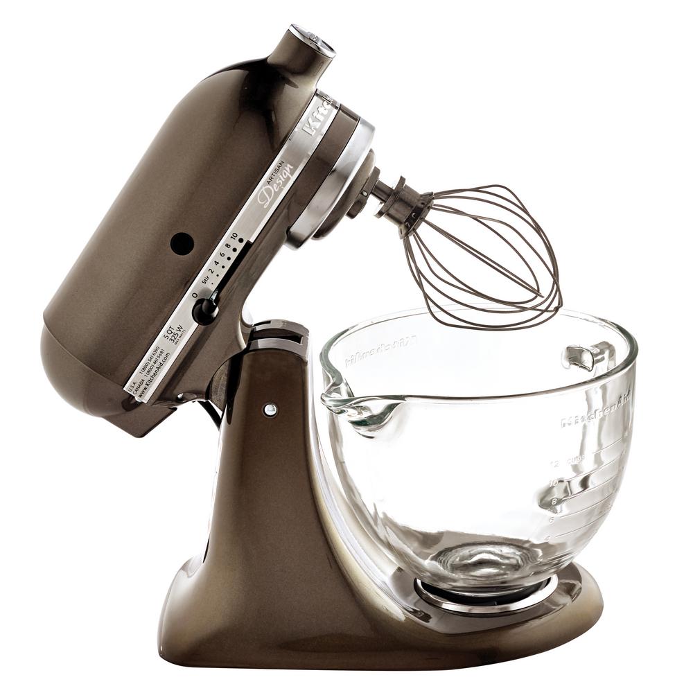 Kitchenaid Artisan Designer 5 Qt Truffle Dust Stand Mixer Kitchenaid Artisan Designer 5 Qt Truffle Dust Stand Mixer Ksm155gbtd The Home Depot
