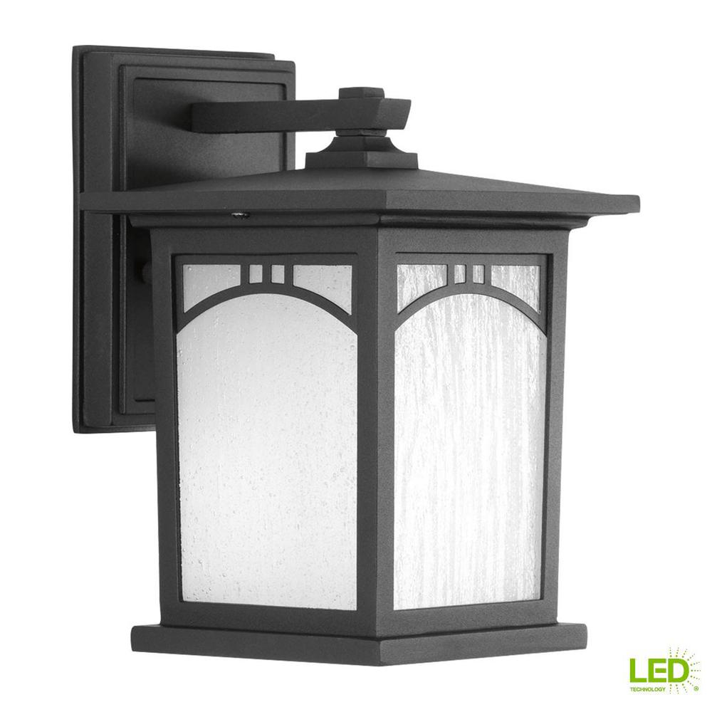 Residence Collection 1 Light 9 2 In Outdoor Textured Black Led Wall Lantern Residence Collection 1 Light 9 2 In Outdoor Textured Black Led Wall Lantern
