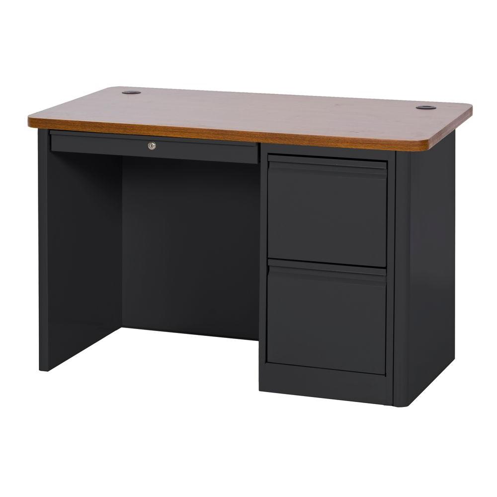 Sandusky 900 Series Single Pedestal Heavy Duty Teachers Desk In