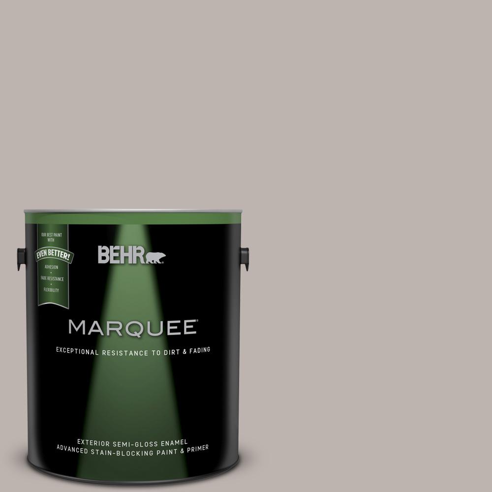 BEHR MARQUEE 1gal. PPU1812 Graceful Gray SemiGloss Enamel Exterior