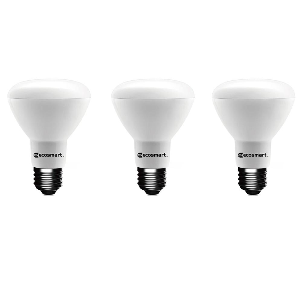 UPC 815508020098 product image for EcoSmart 50W Equivalent Soft White BR20 Dimmable LED Light Bulb (3-Pack) | upcitemdb.com