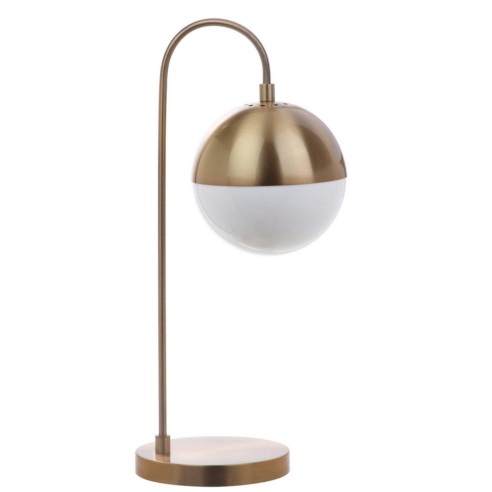 gold sphere table lamp