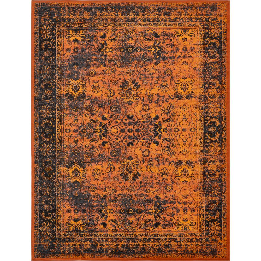 Orange 10 X 13 Area Rugs The Home Depot Istanbul Terracotta 10 0 X 13 Area Rug And Black Red Cream