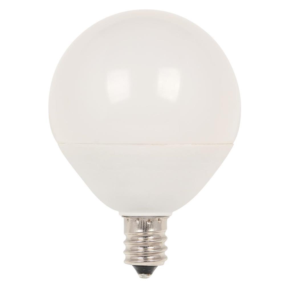 Westinghouse 60-Watt Equivalent G16-1/2 Dimmable LED Light Bulb Soft ...