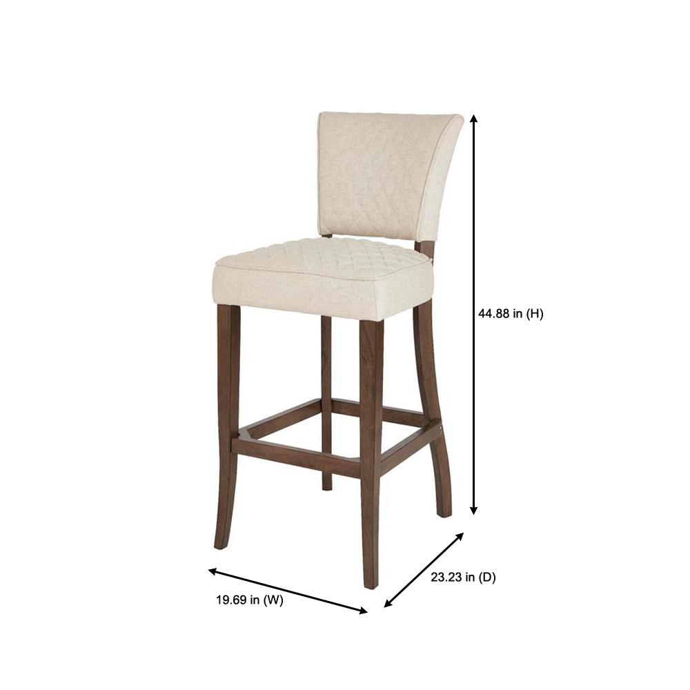 Home Decorators Collection Cline Haze Oak Finish Upholstered Bar Cline Haze Oak Finish Upholstered Bar