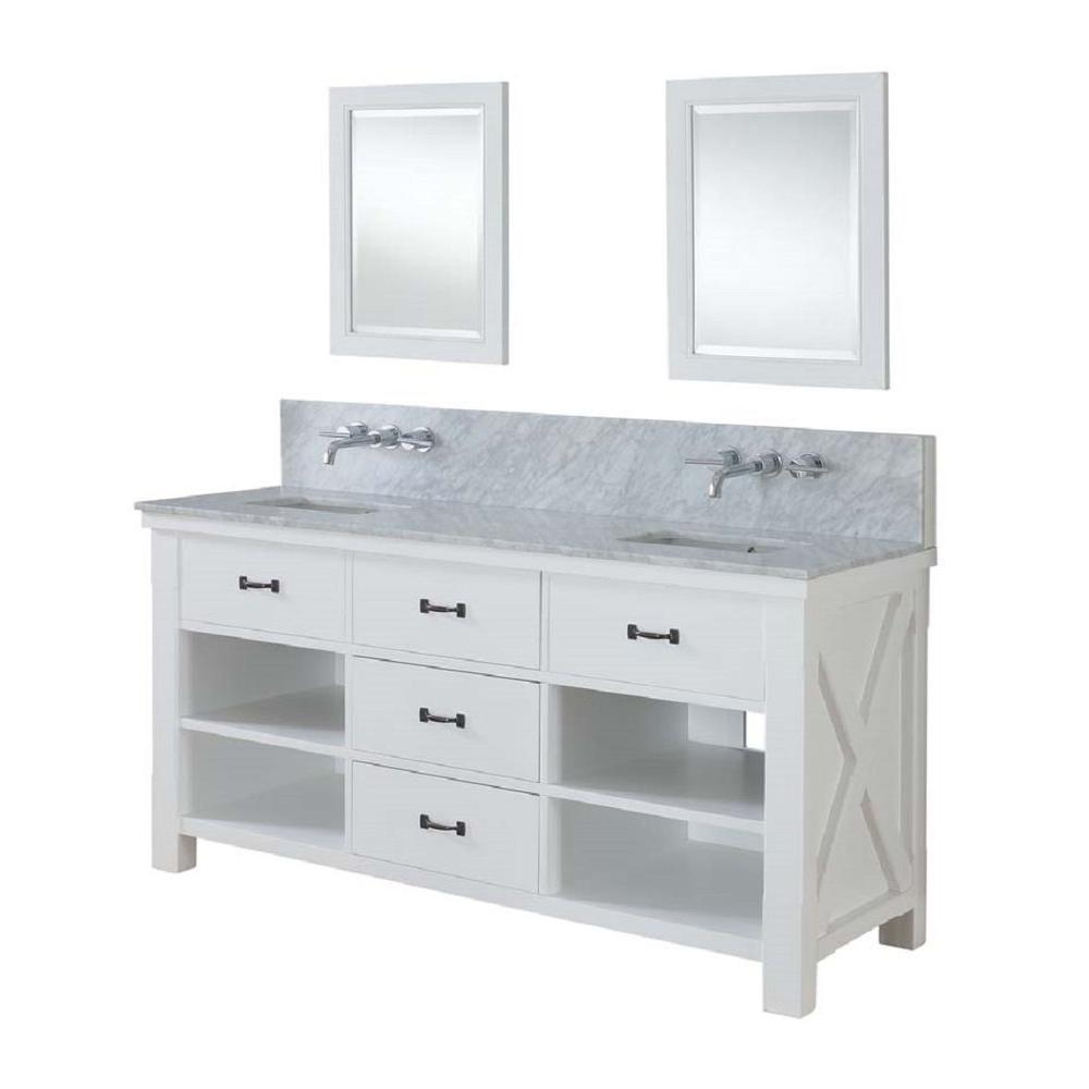 Direct vanity sink Xtraordinary Spa Premium 70 in. Double Vanity in
