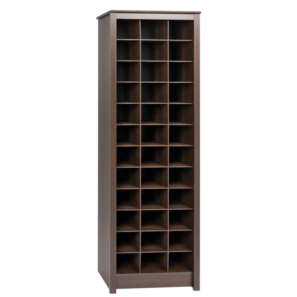 Baxton Studio Harding Wood Shoe Storage Cabinet In Dark Brown Espresso 28862 5306 Hd The Home Depot