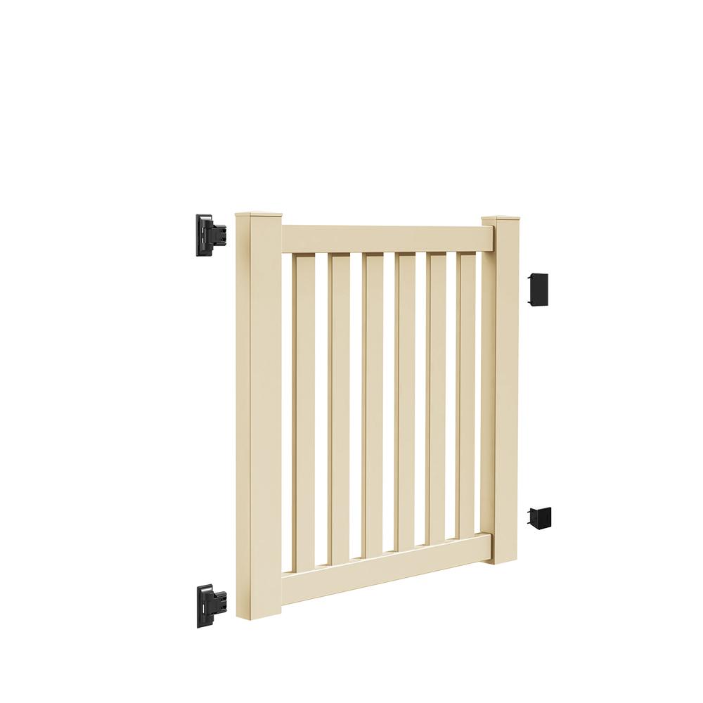 veranda ohio 4 ft w 4 ft h sand vinyl un assembled fence gate 73014769 the home depot veranda ohio 4 ft w 4 ft h sand vinyl un assembled fence gate 73014769 the home depot