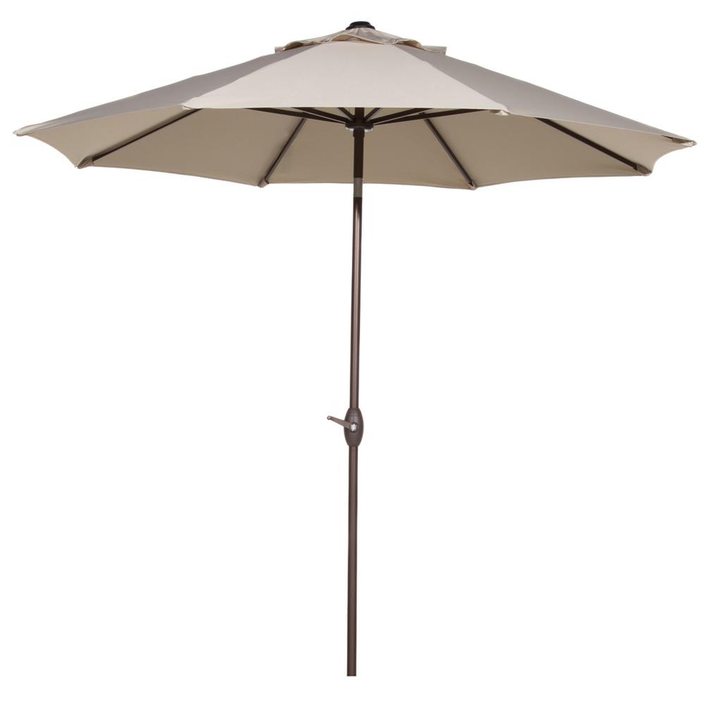 Cantilever Umbrellas Patio The Home Depot Outdoor Table Market Umbrella With Push On Tilt And Crank Patio In