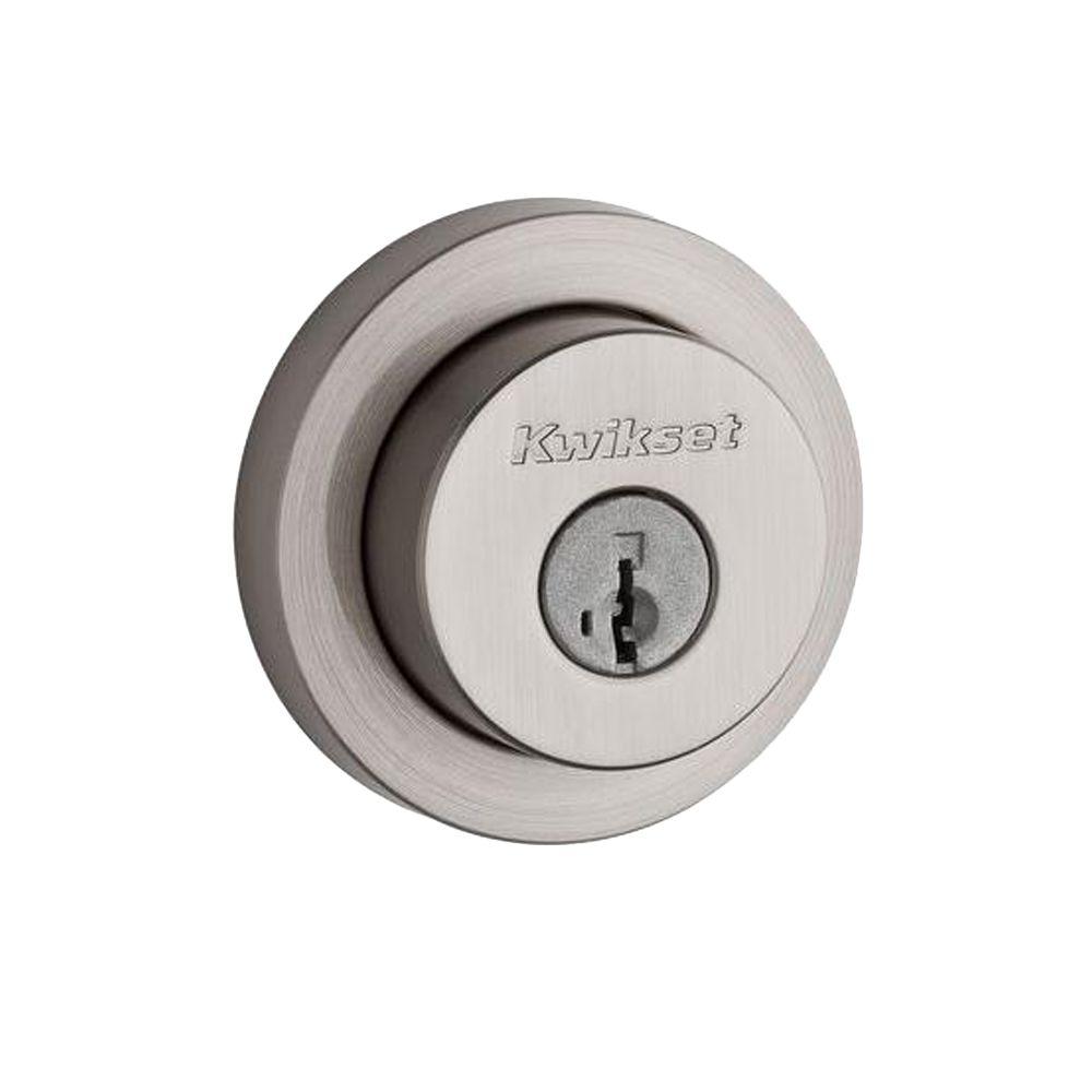Brinks Push Pull Rotate Door Locks Amberhall Single Cylinder Deadbolt 23062-119 Satin Nickel