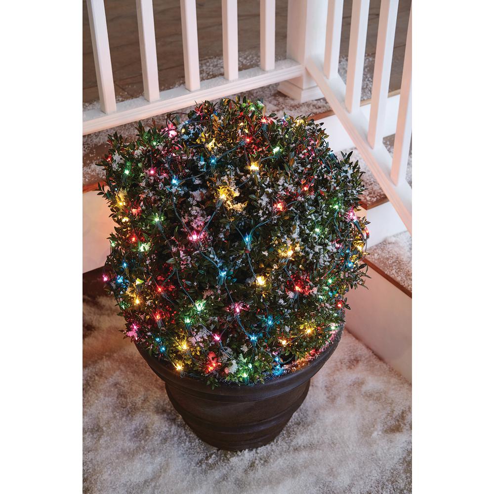 48 In X 72 300 Light Incandescent Multi Color Net Set 300 Light Incandescent Multi Color Net