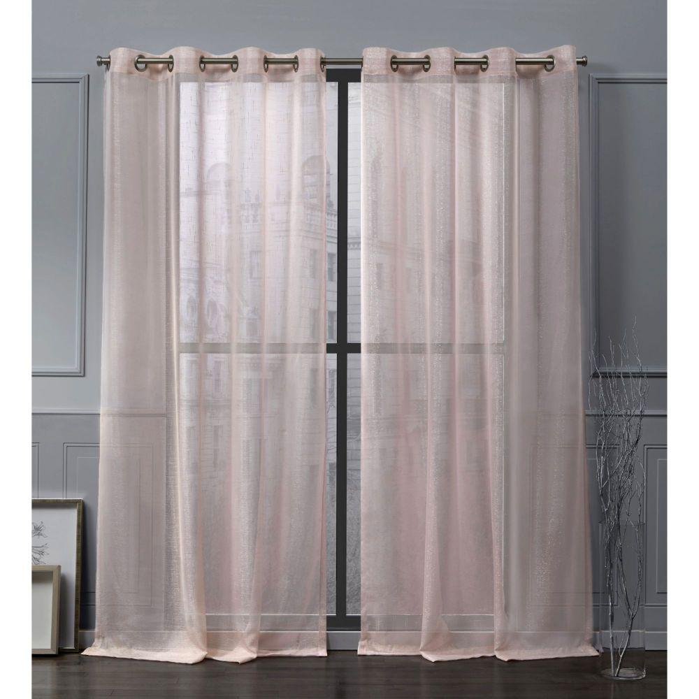 Nicole Miller Pink Curtains Drapes Window Treatments The