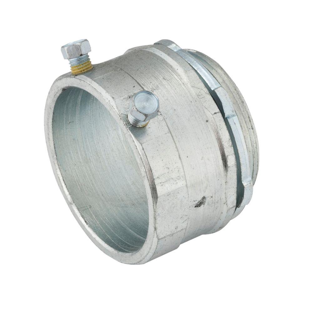 EMT Conduit Pack of 5 Insulated 2 Pack of 5 Hubbell-Raco 2639 Die Cast Zinc Connector 2 Set Screw