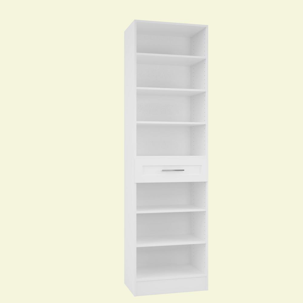 Home Decorators Collection 15 inch D x 24 inch W x 84 inch H Bergamo Bianco... by Home Decorators Collection