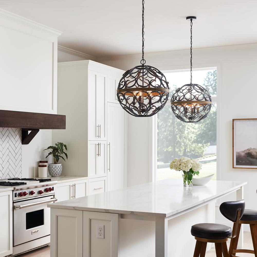 Feiss Avila 5 Light Weathered Zinc And Oak Chandelier Feiss Avila 5 Light Weathered Zinc And