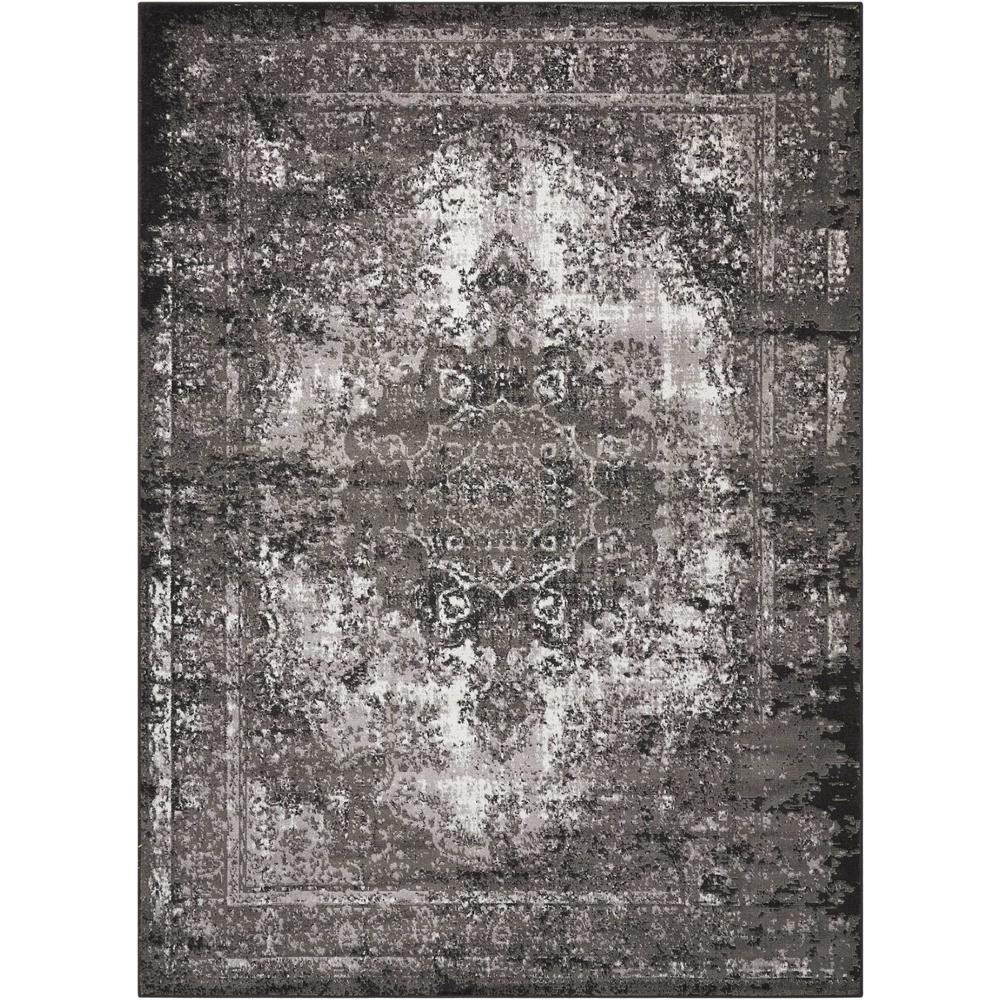 Unique Loom Solo Calabasas Charcoal 5' 0 x 7' 7 Area Rug3136519 The
