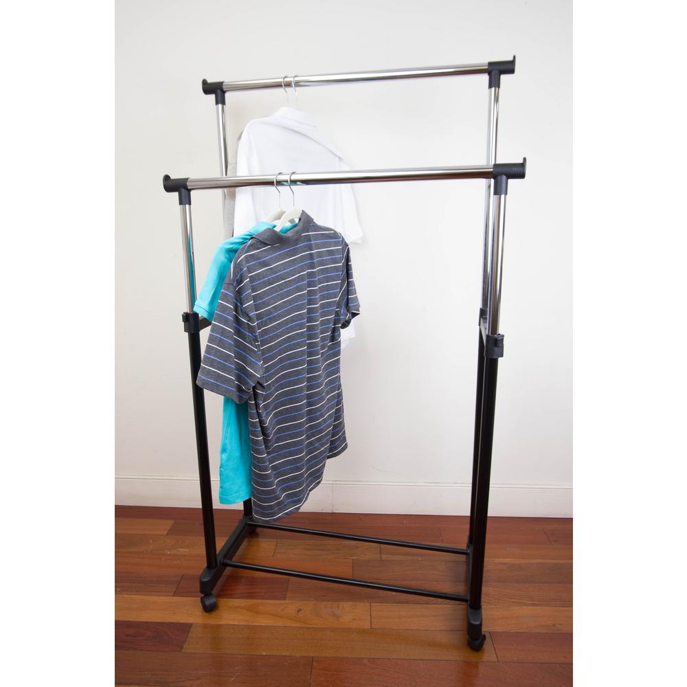 mounted clothes rack