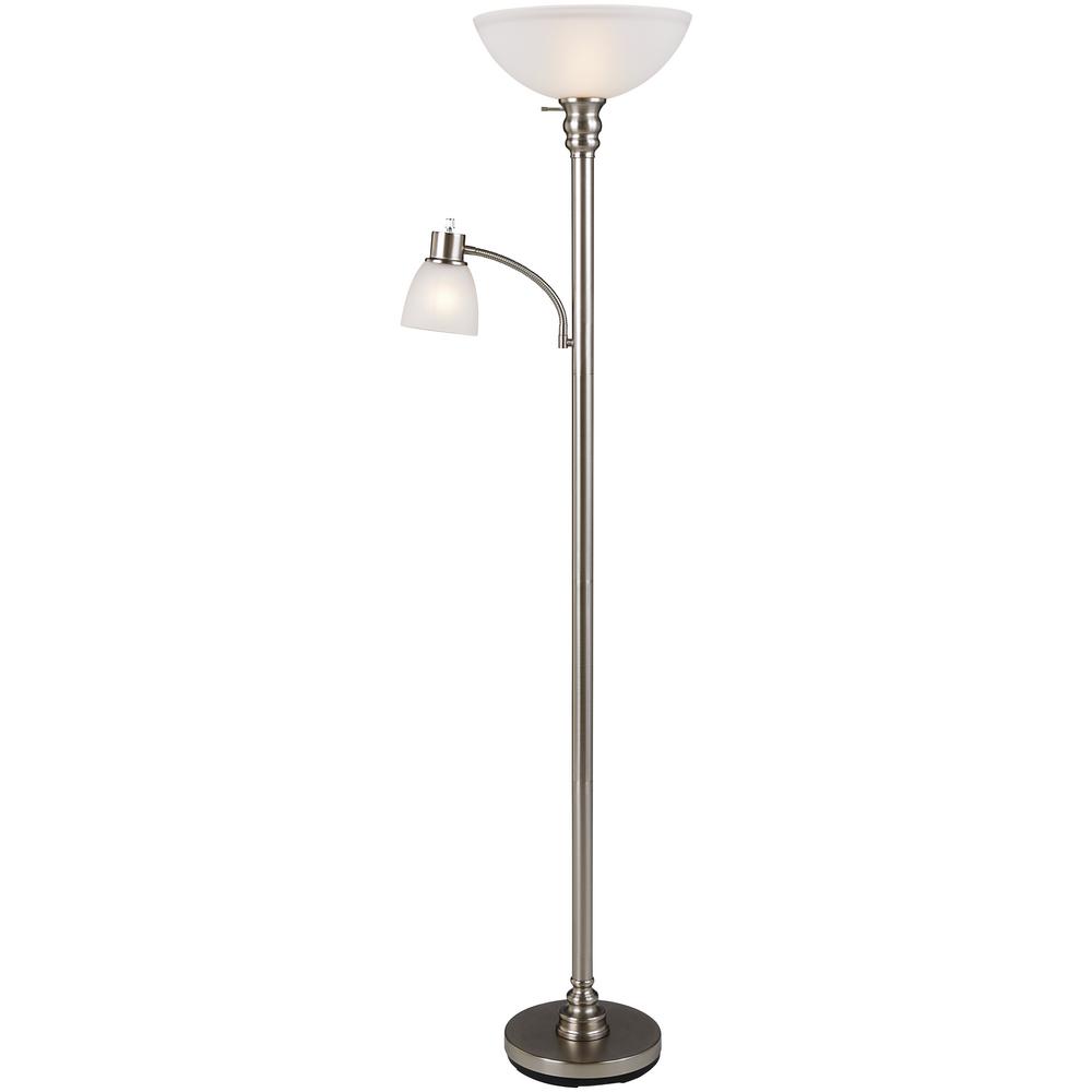 hampton bay shelf floor lamp