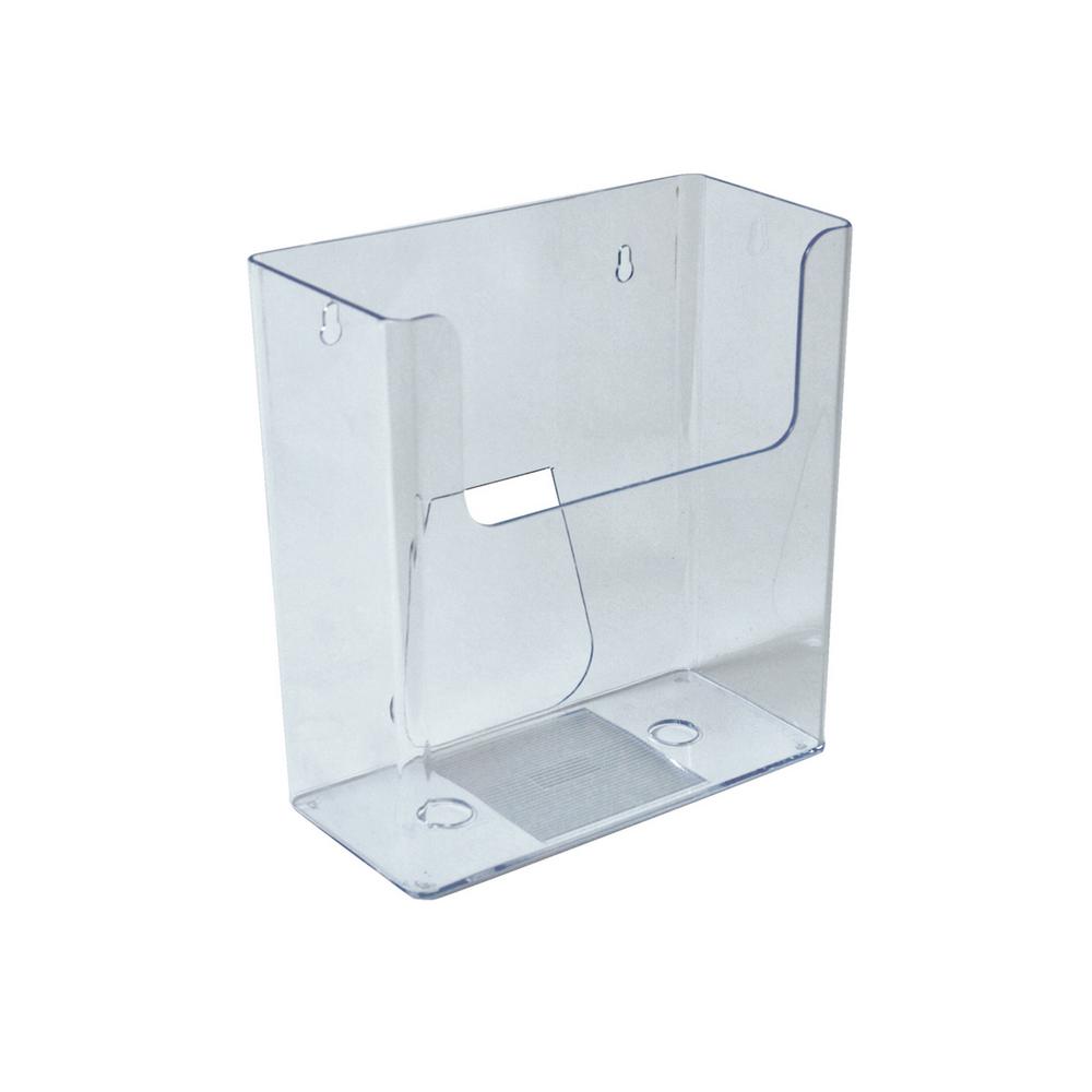 Azar Displays Acrylic Desktop Or Wall Mount Deep File Holder