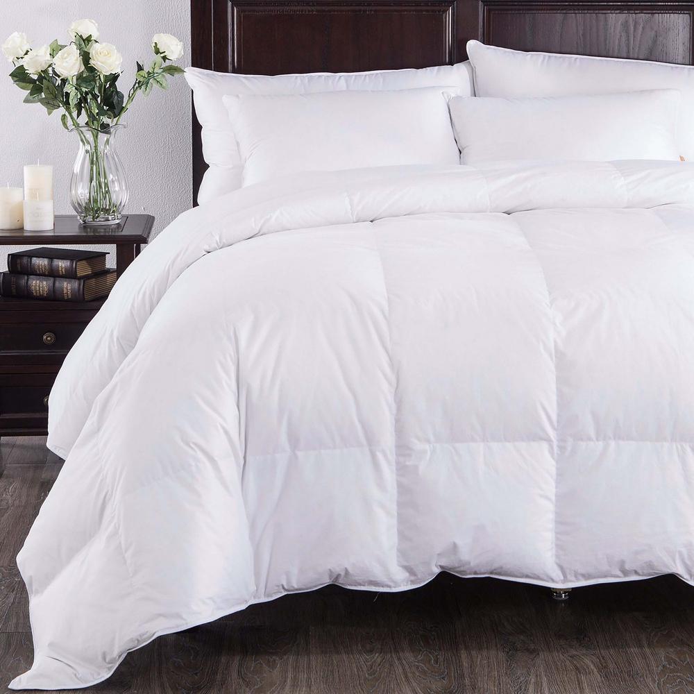Puredown All Season Year Round Warmth White Twin Down Comforter Pd