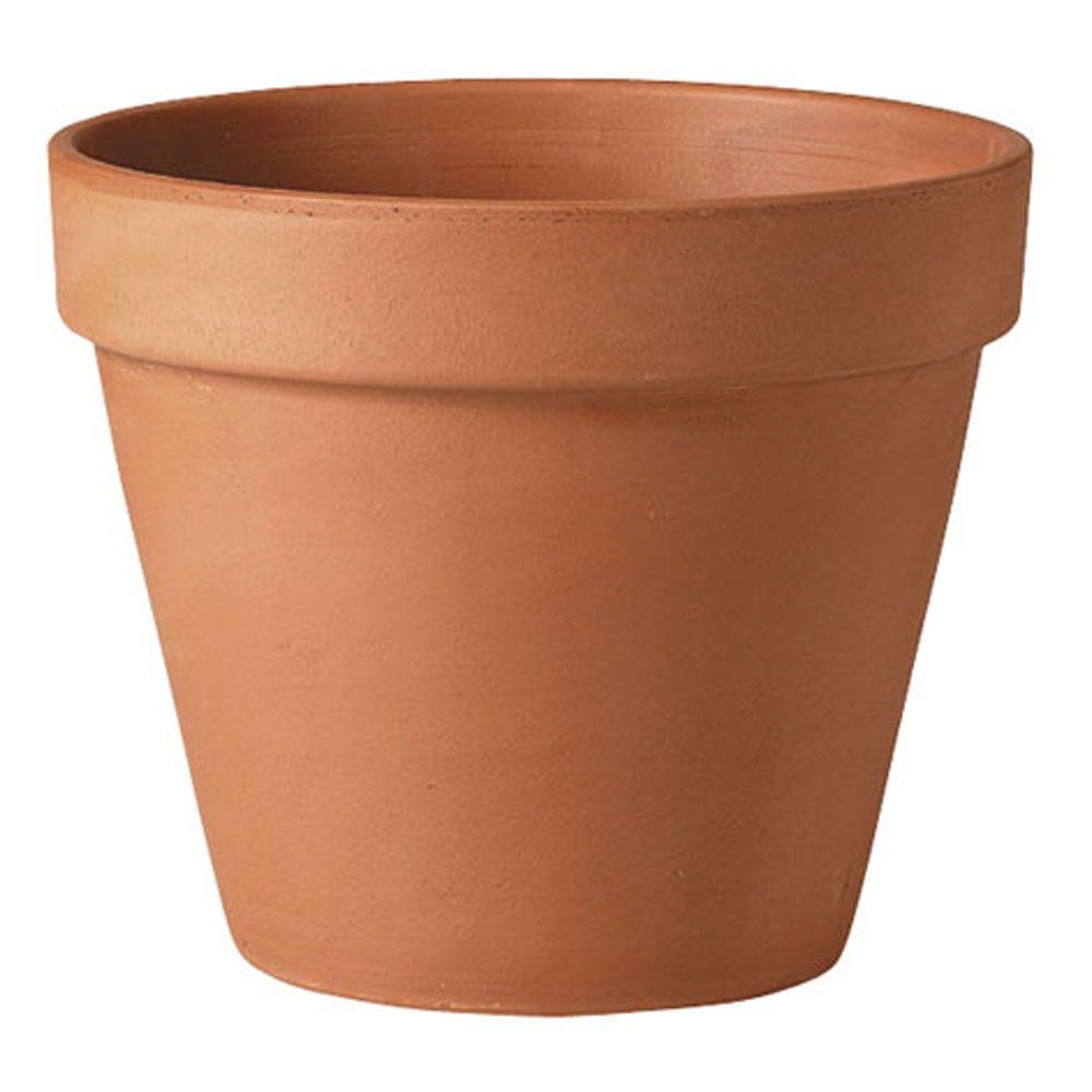 Deroma 18-1/2 in. Round Terra Cotta Standard Clay Pot-T DR 01-46 - The