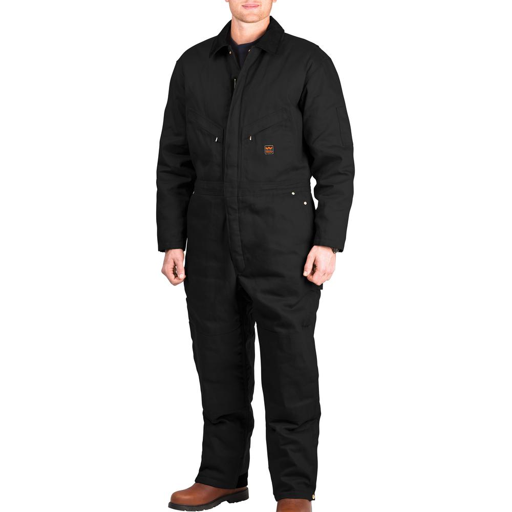 Walls OUTDOOR GOODS Plano Insulated Duck Work Coverall, Midnight Black, Medium