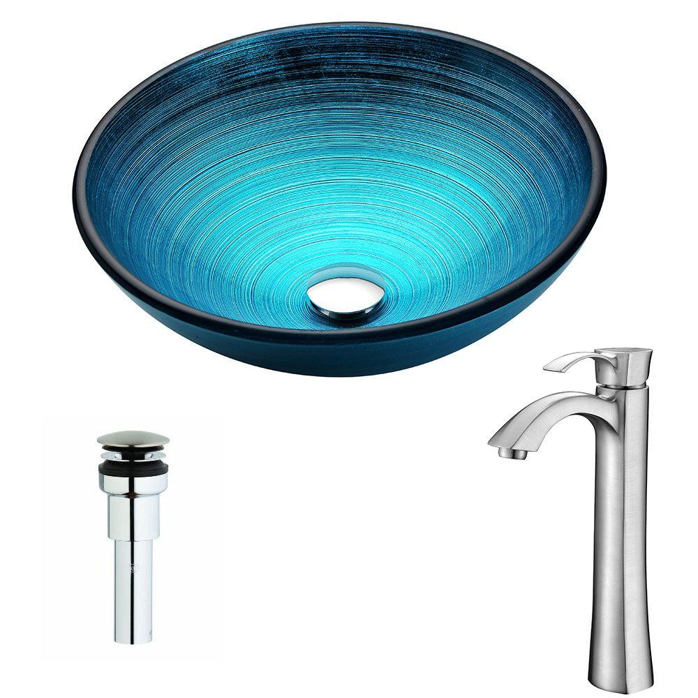 Blue - Vessel Sinks - Bathroom Sinks - The Home Depot