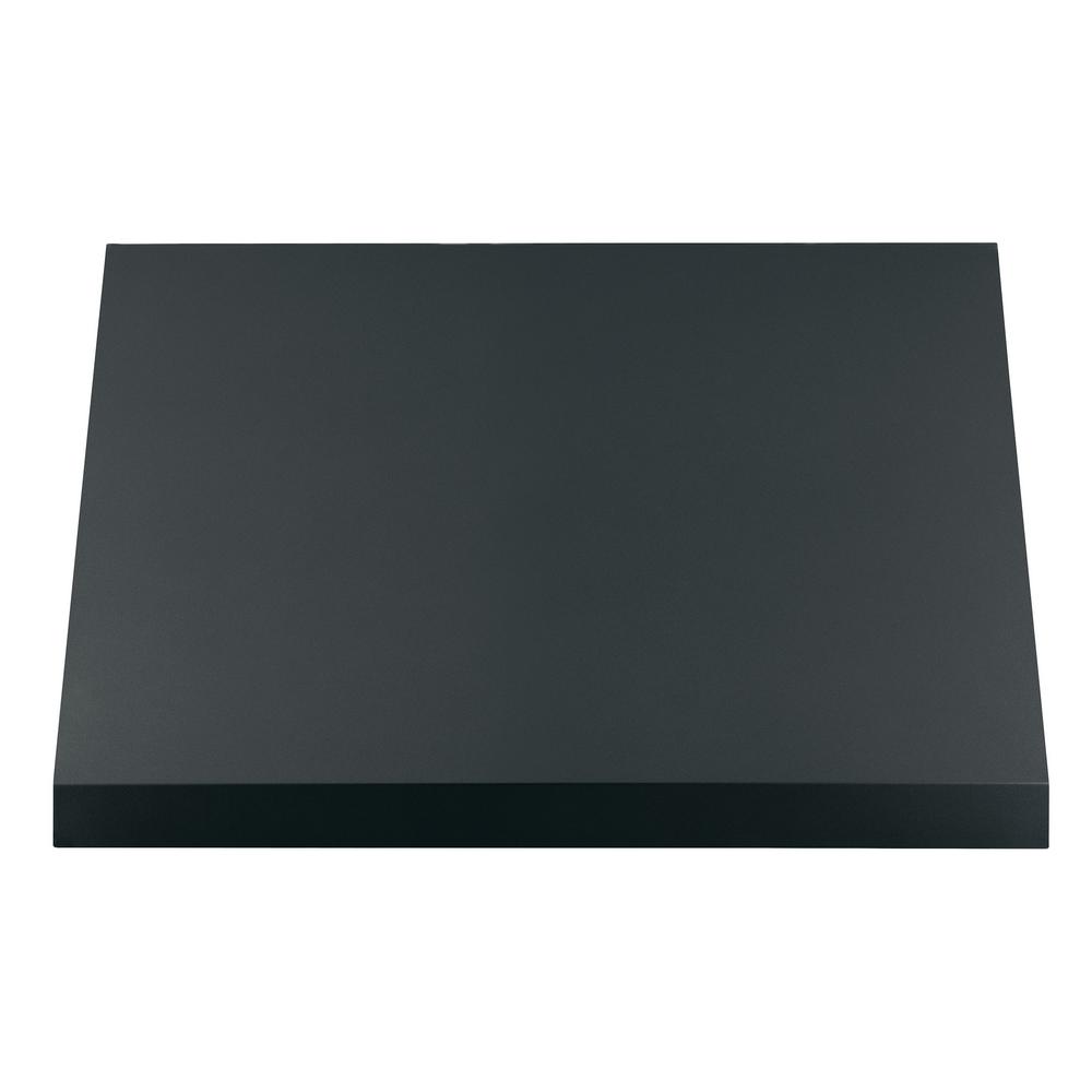Cafe 36 In Wall Mount Range Hood With Light In Matte Black