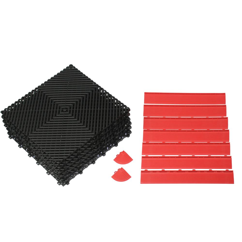 Swisstrax 34 In X 52 Rubber Modular Anti Fatigue Work Mat Rubber Modular Anti Fatigue Work Mat