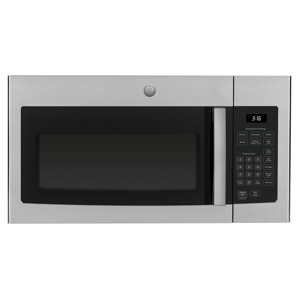 GE 1.6 cu. ft. Over the Ran Microwave in Stainless Steel, Silver was $289.0 now $198.0 (31.0% off)