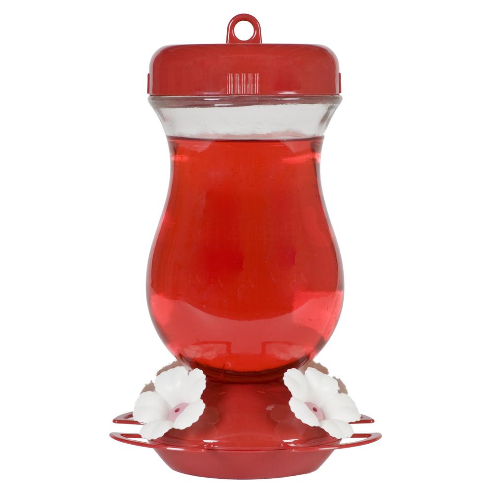 Perky Pet Top Fill Glass Hummingbird Feeder 24 Oz Capacity