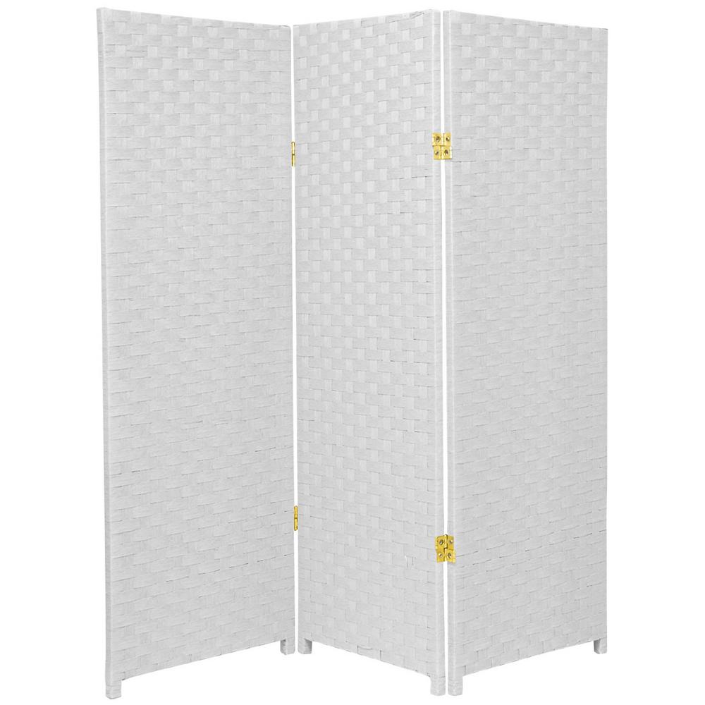 6 ft. White 5Panel Room DividerSSFIBER5PWHT The Home Depot
