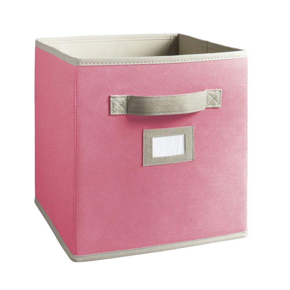 Martha Living 10 1 2 In X 11 Pink Fabric Drawer 4925 Martha Living 10 1 2 In X 11 Pink Fabric
