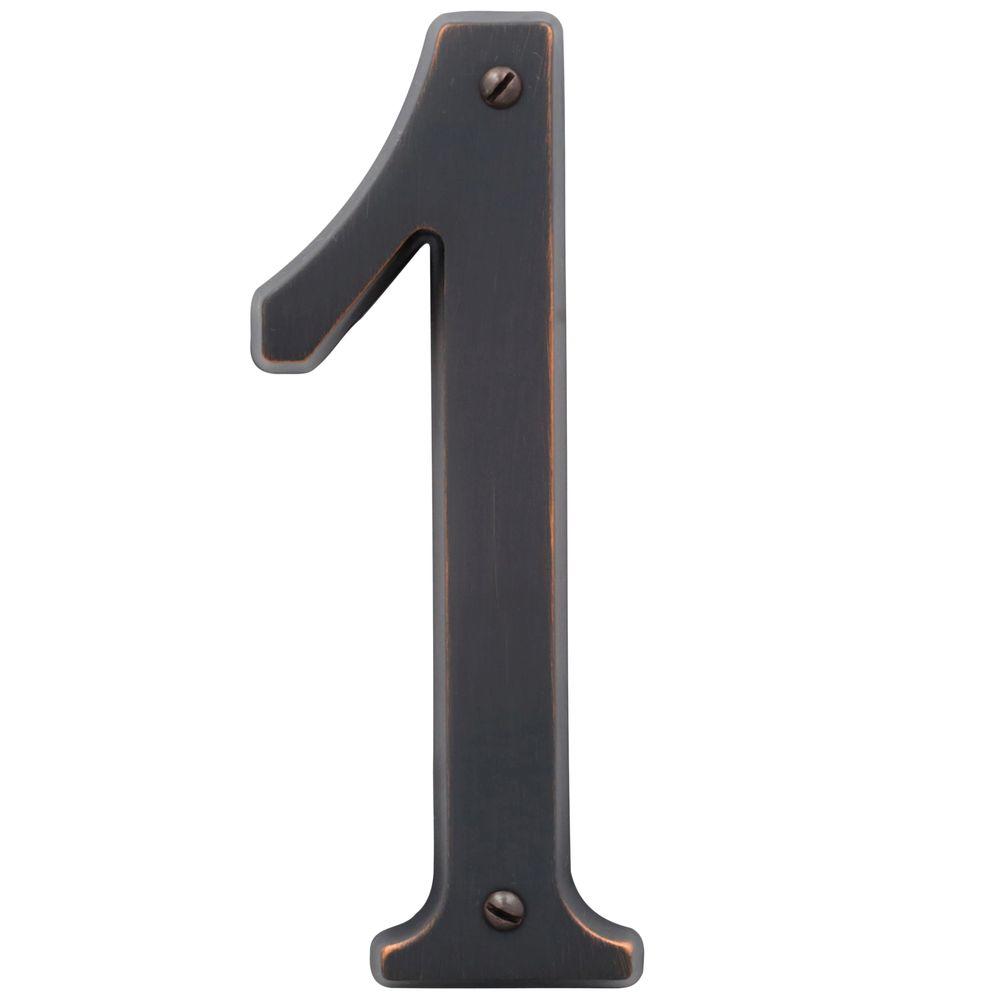 Baldwin 4.75 in. Flush Mount Venetian Bronze Number 1-90671.112.CD ...