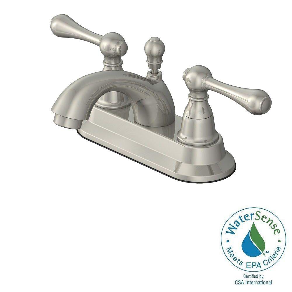 Brushed Nickel Pegasus Centerset Bathroom Sink Faucets F50bc200np 64 1000 