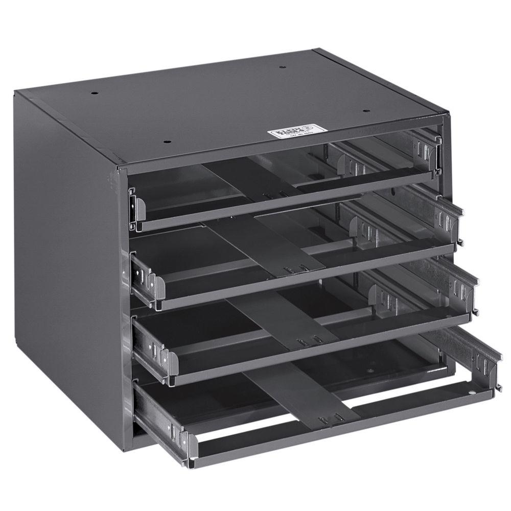 4 Box Slide Rack Drawer Tool Storage Organizer Pull Out Heavy Duty