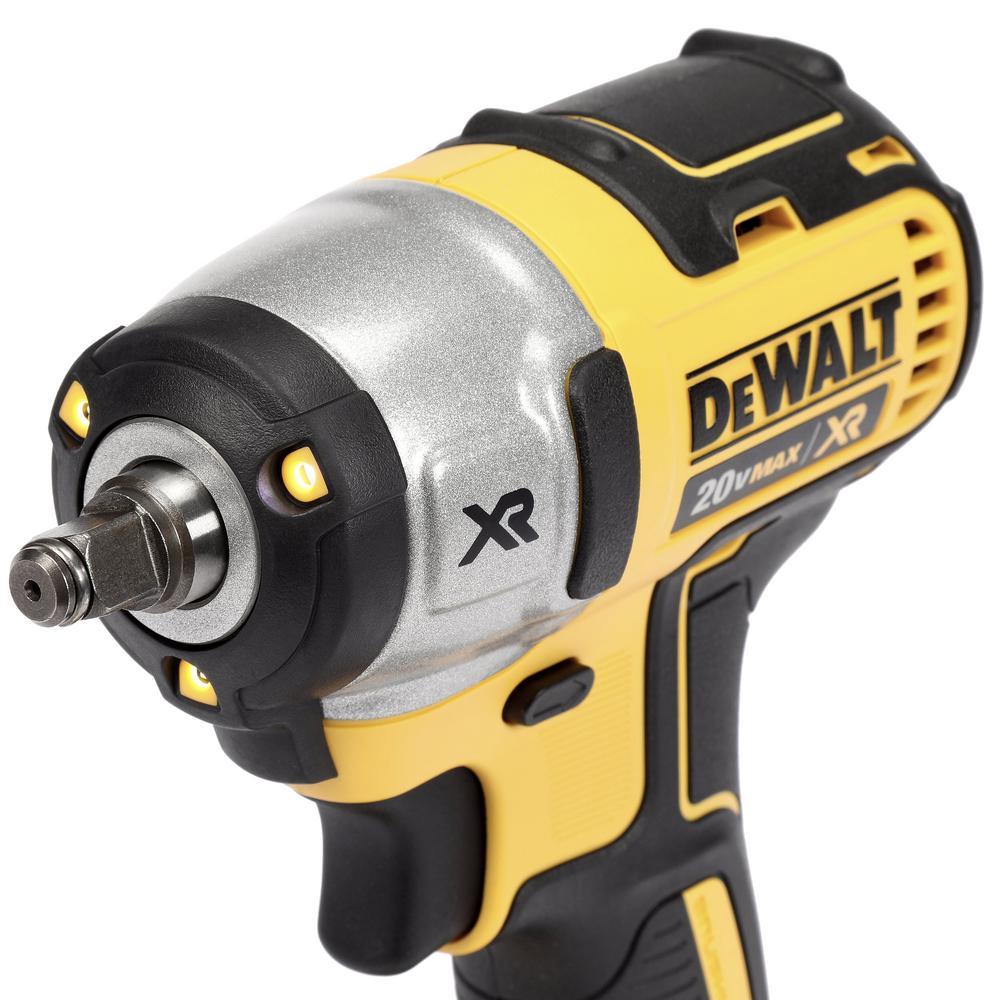 Dewalt Brushless Impact Wrench Kit 20 Volt Max Xr Lithium Ion Cordless 38 In 885911491662 Ebay 8898