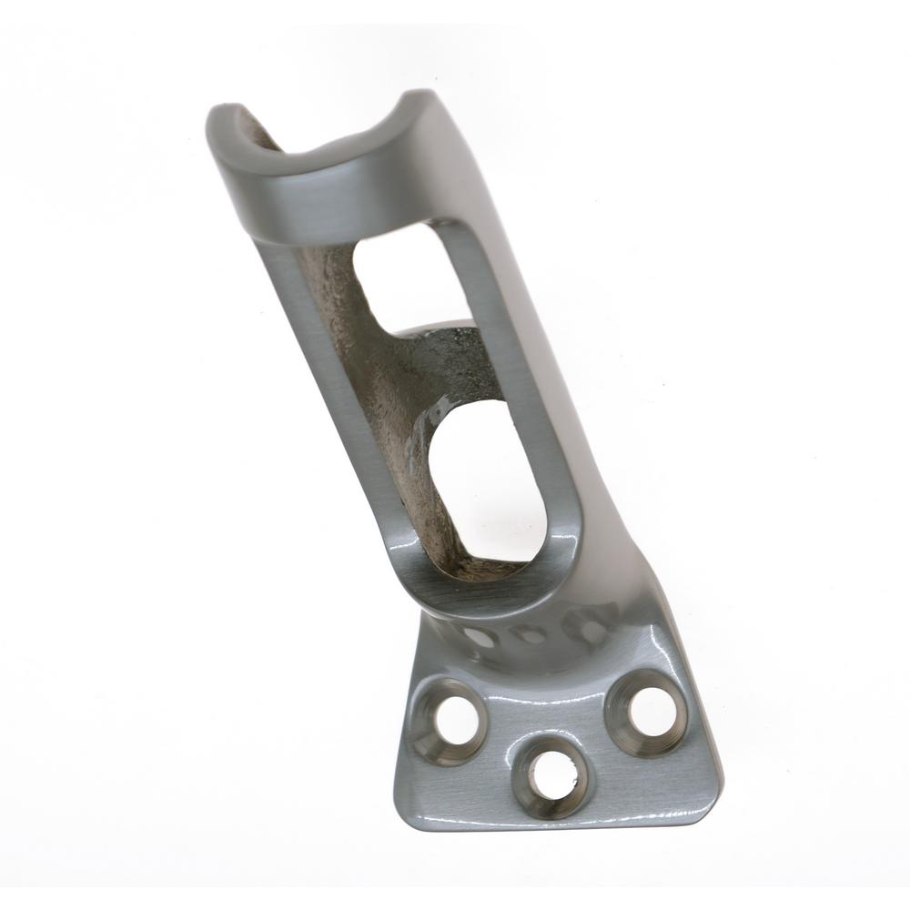 idh by St. Simons 3/4 in. Solid Brass Flag Pole Holder in Satin Nickel