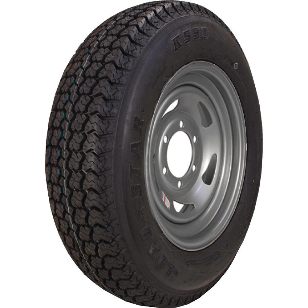 Loadstar ST175/80R-13 KR03 Radial 1480 lb. Load Capacity Galvanized 13 inch Bias... by Loadstar