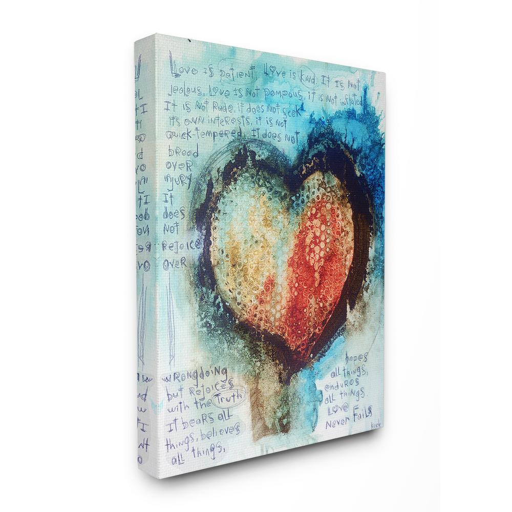 The Stupell Home Decor Collection 30 In X 40 In Red And Blue