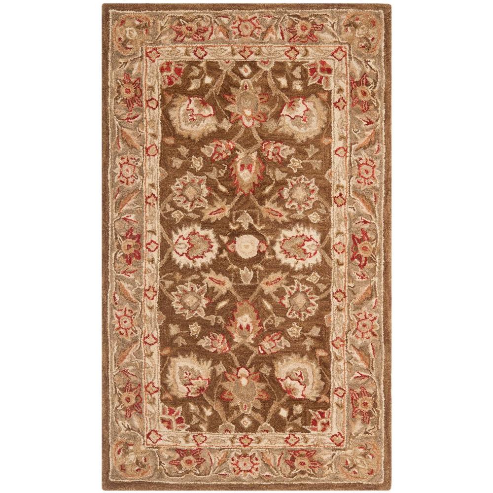 Safavieh Anatolia Brown/Green 3 ft. x 5 ft. Area Rug-AN512F-3 - The ...