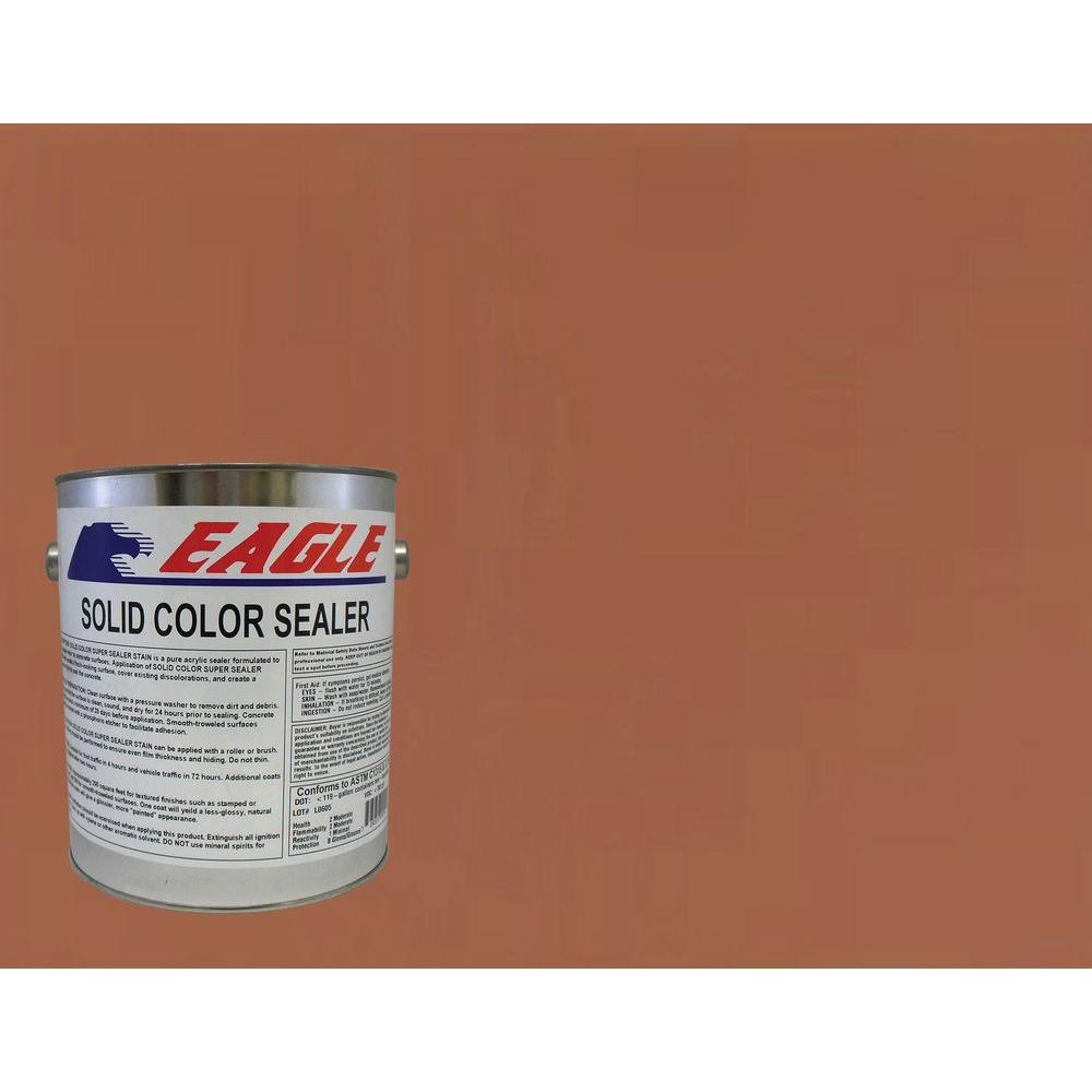 Eagle 1 Gal Naturally Red Solid Color Solvent Based Concrete Sealer Naturally Red Solid Color Solvent Based Concrete Sealer
